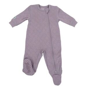 6-12 months - Juddlies Quilted Footed Sleepers